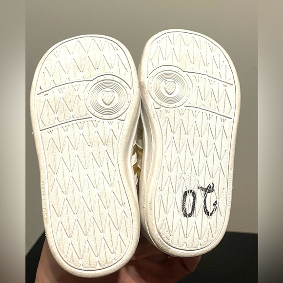 K-Swiss Classic VN Infant Baby Shoes Sneaker - White/Gold Size 6 - Picture 7 of 9